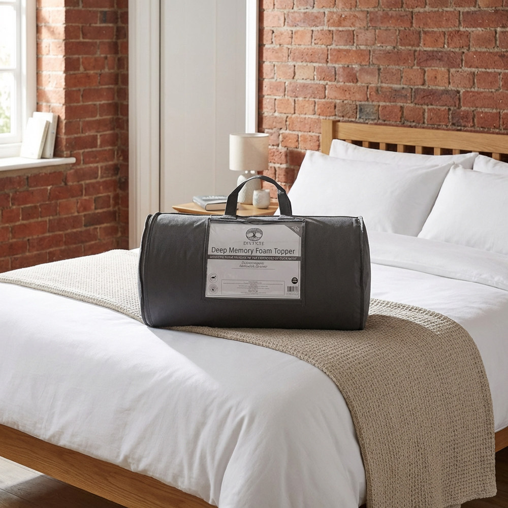 Divante King Size Deep Memory Foam Mattress Topper Image 2