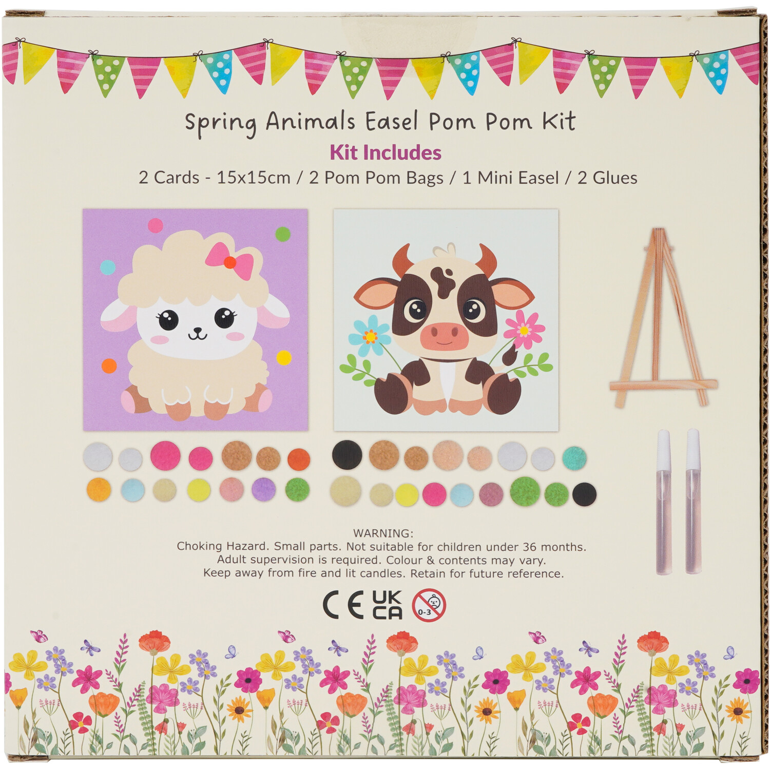 Spring Animals Easel Pom Pom Kit Image 5