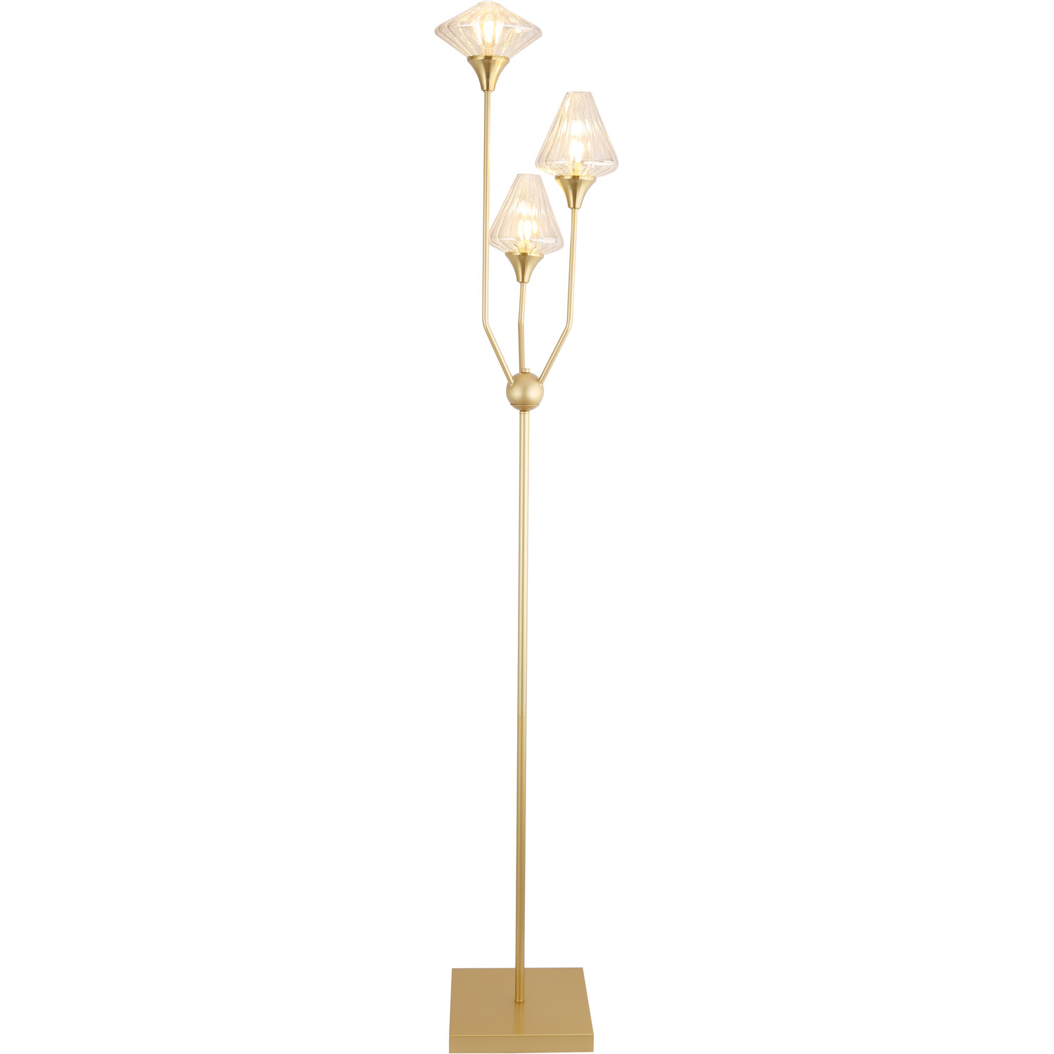 Charlotte Floor Lamp Gold Image 1