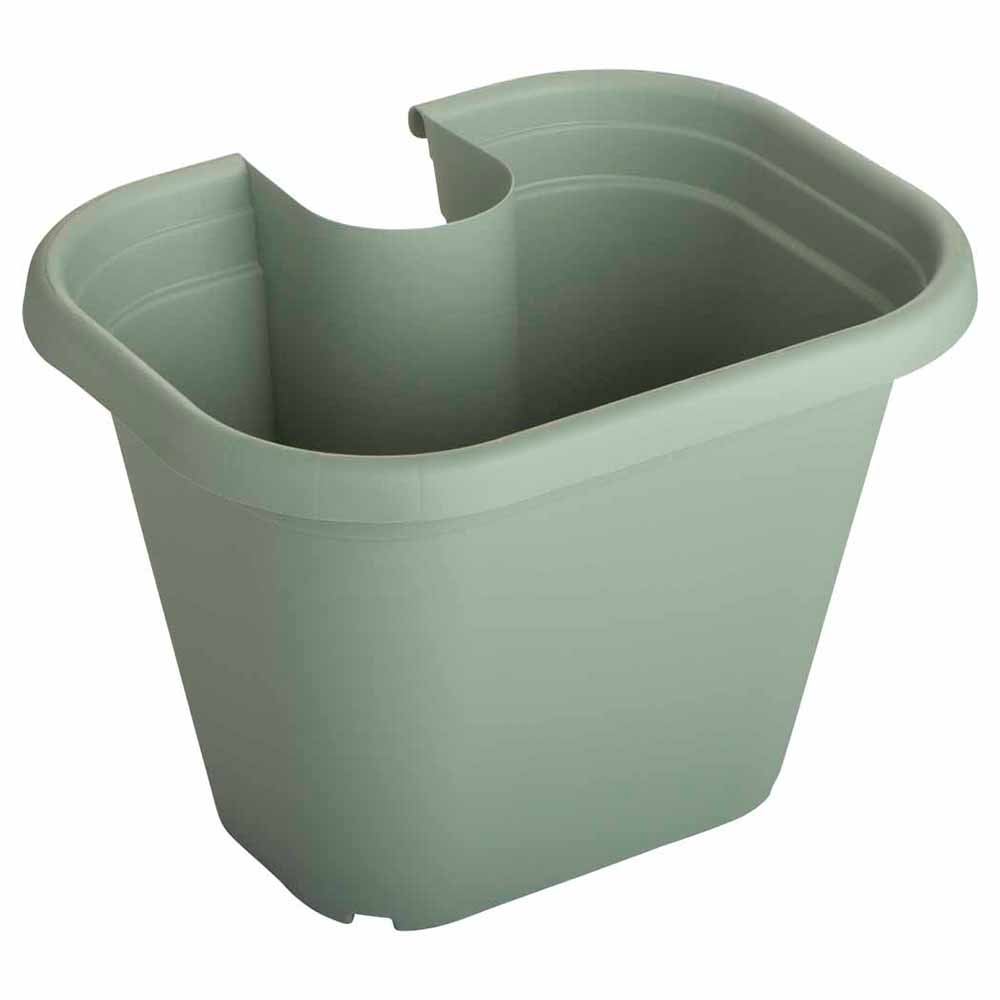 Clever Pots Sage Green Plastic Downpipe Plant Pot 20L Image 5