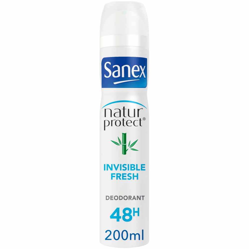 Sanex Deo Bamboo Invisible Fresh 200ml Image 1