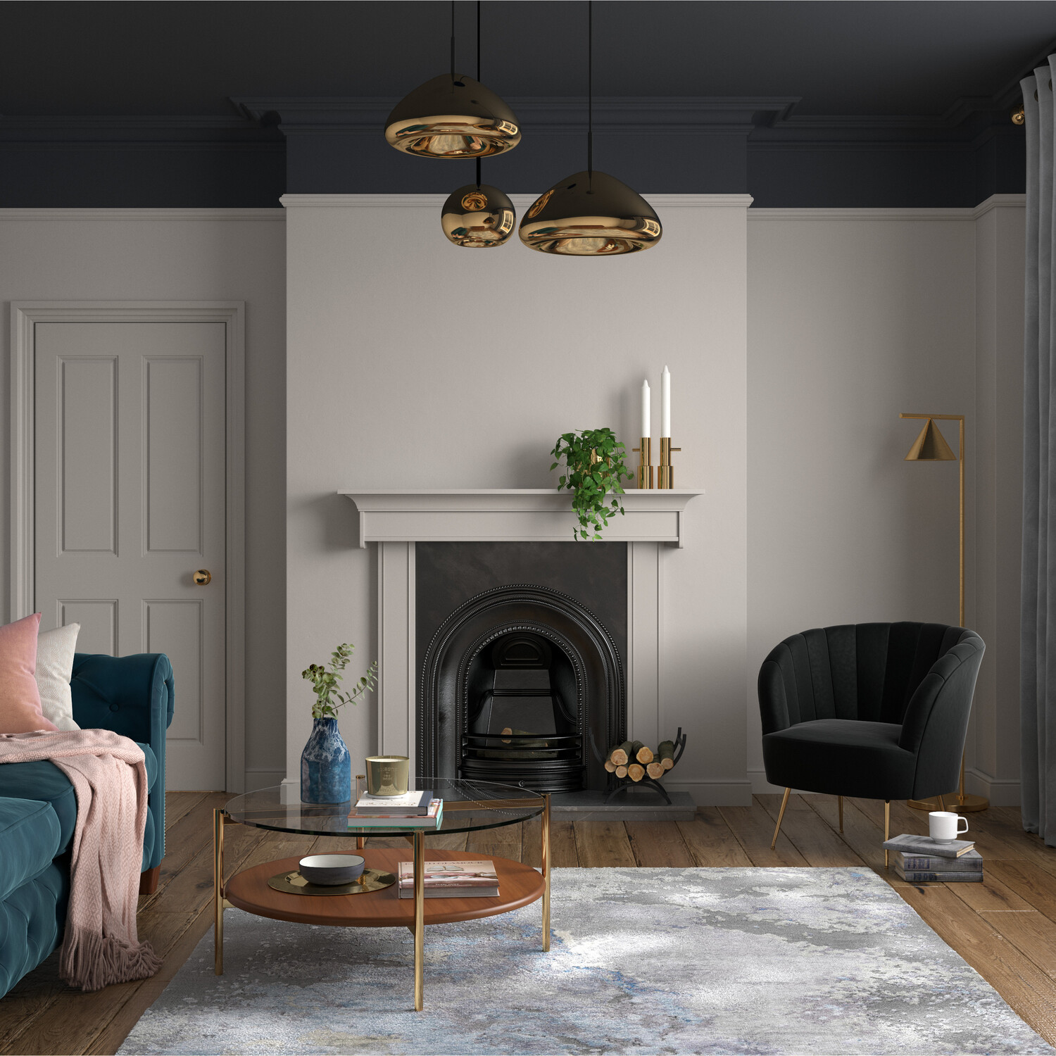 Dulux Heritage Walls and Ceilings Pebble Grey Velvet Matt Emulsion Paint Tester Image 8