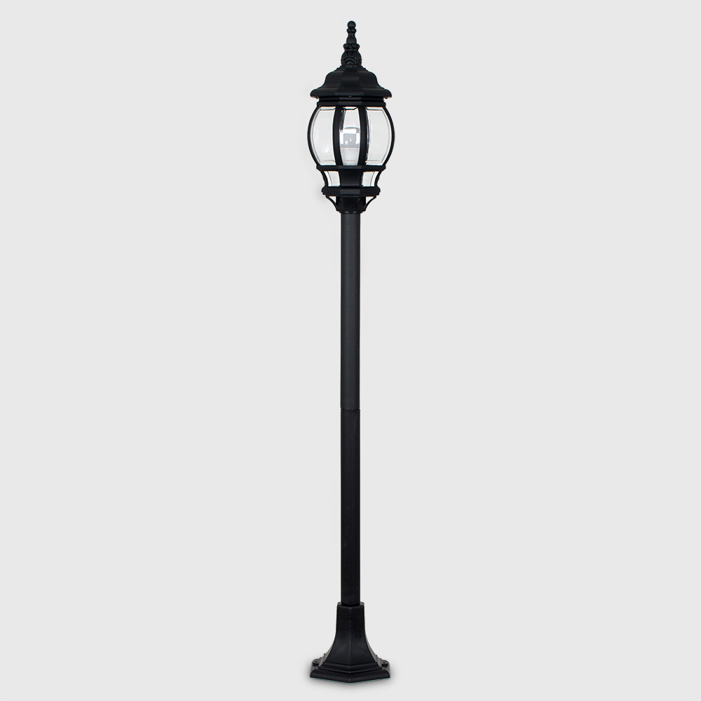 ValueLights Windsor Black Outdoor Bollard Light Image 5