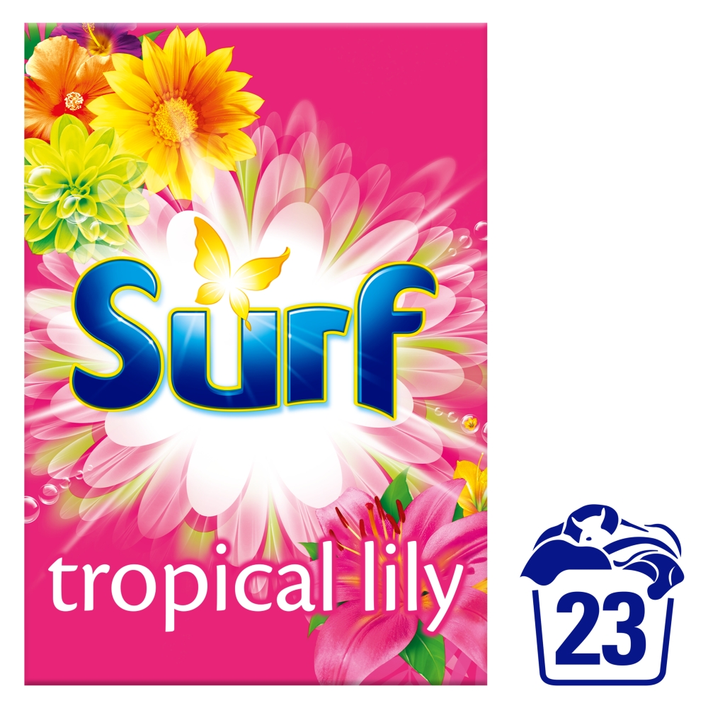 Surf Tropical Washing Powder 23 Washes Image 1