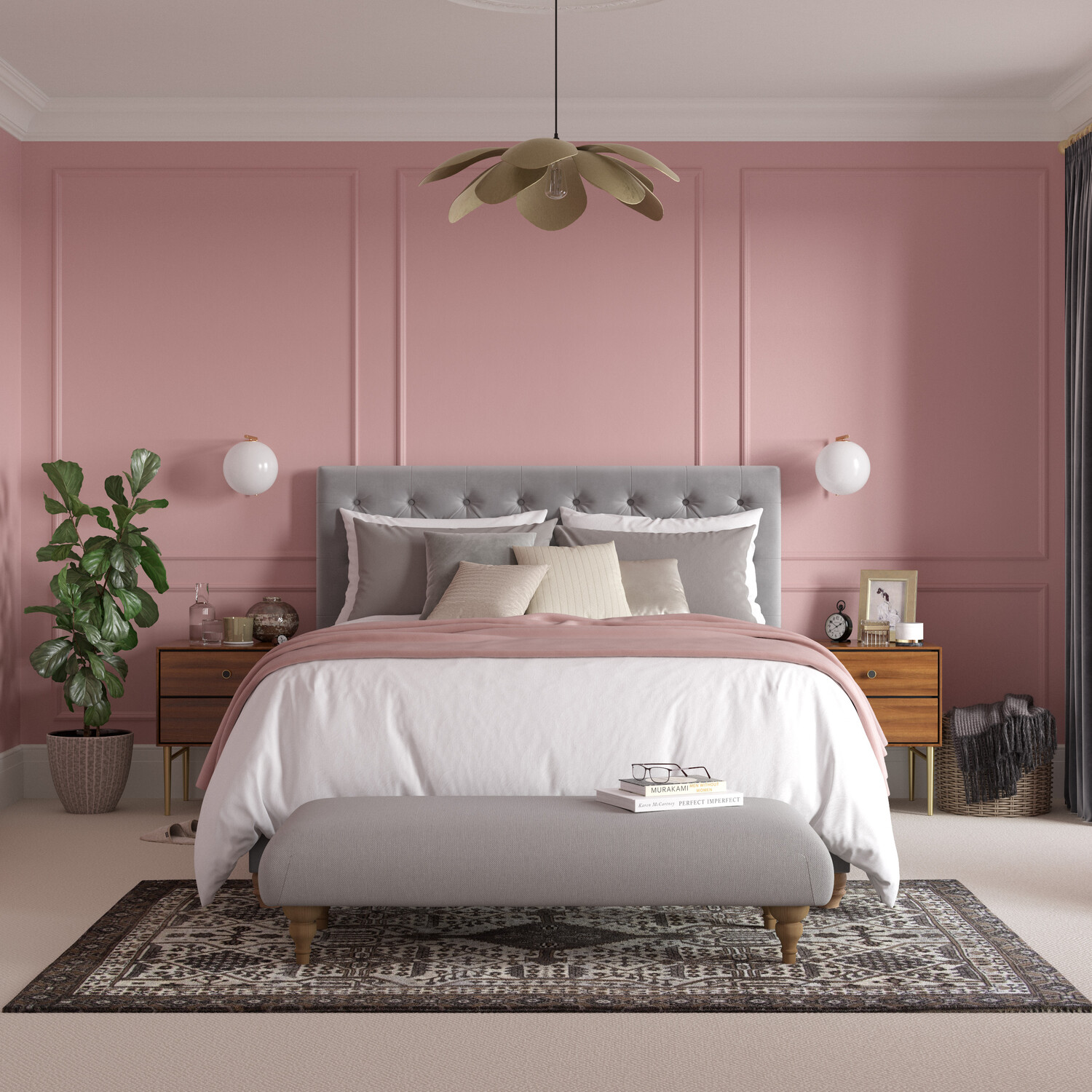 Dulux Heritage Walls and Ceilings DH Blossom Velvet Matt Emulsion Paint Tester Image 5