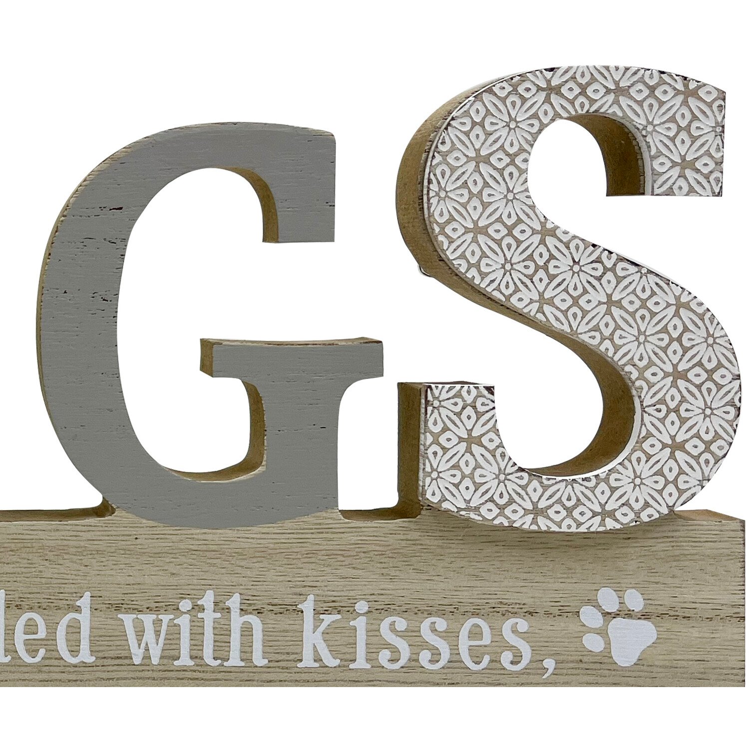 Pet Slogan Wood Effect Plaque - Natural Image 3