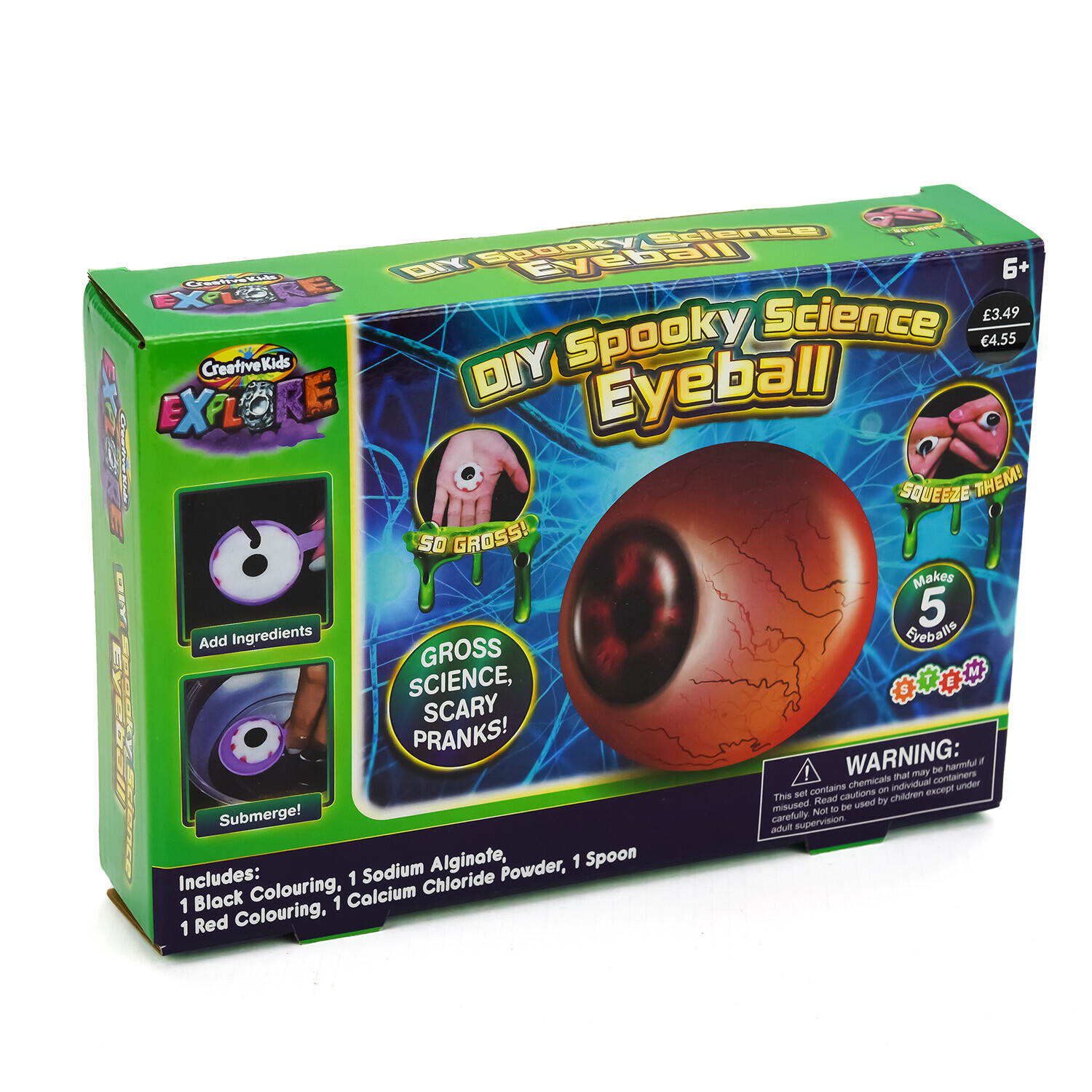Creative Kids Explore DIY Spooky Science Eyeball Kit Image 2