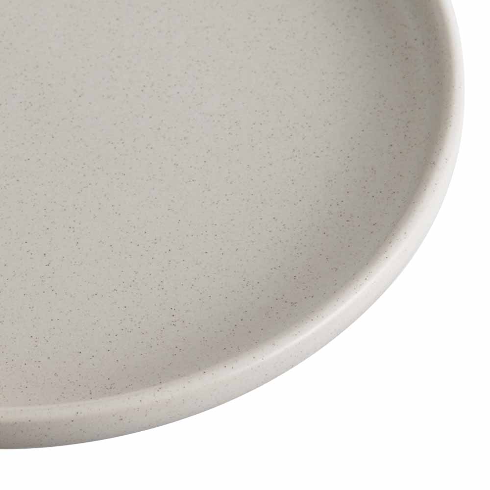 Wilko Cool Grey Speckled  Side Plate Image 2