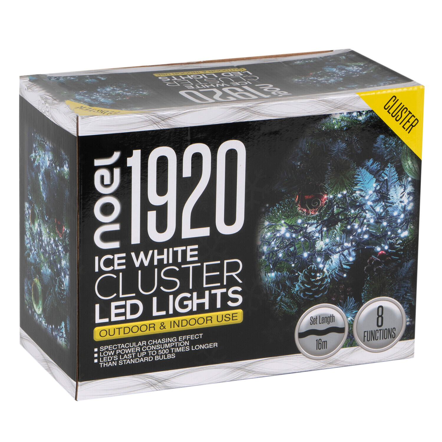 Cluster LED Lights - Ice White / 1920 Image