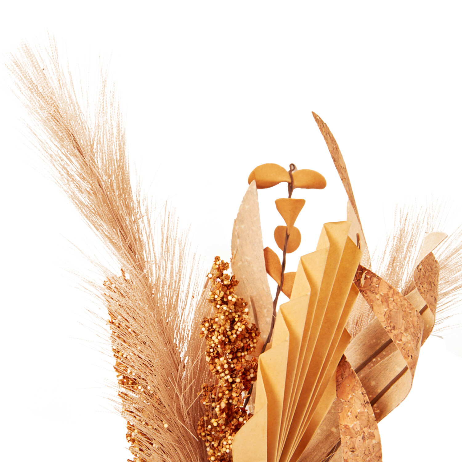 Muted Autumn Pampas Pick - Brown Image 3