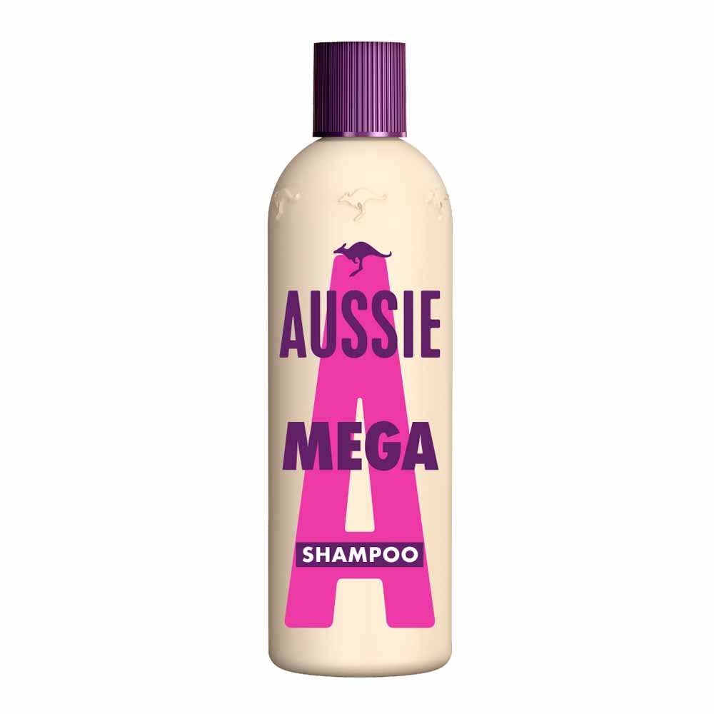 Aussie Mighty Mega Shampoo 300ml Image 1
