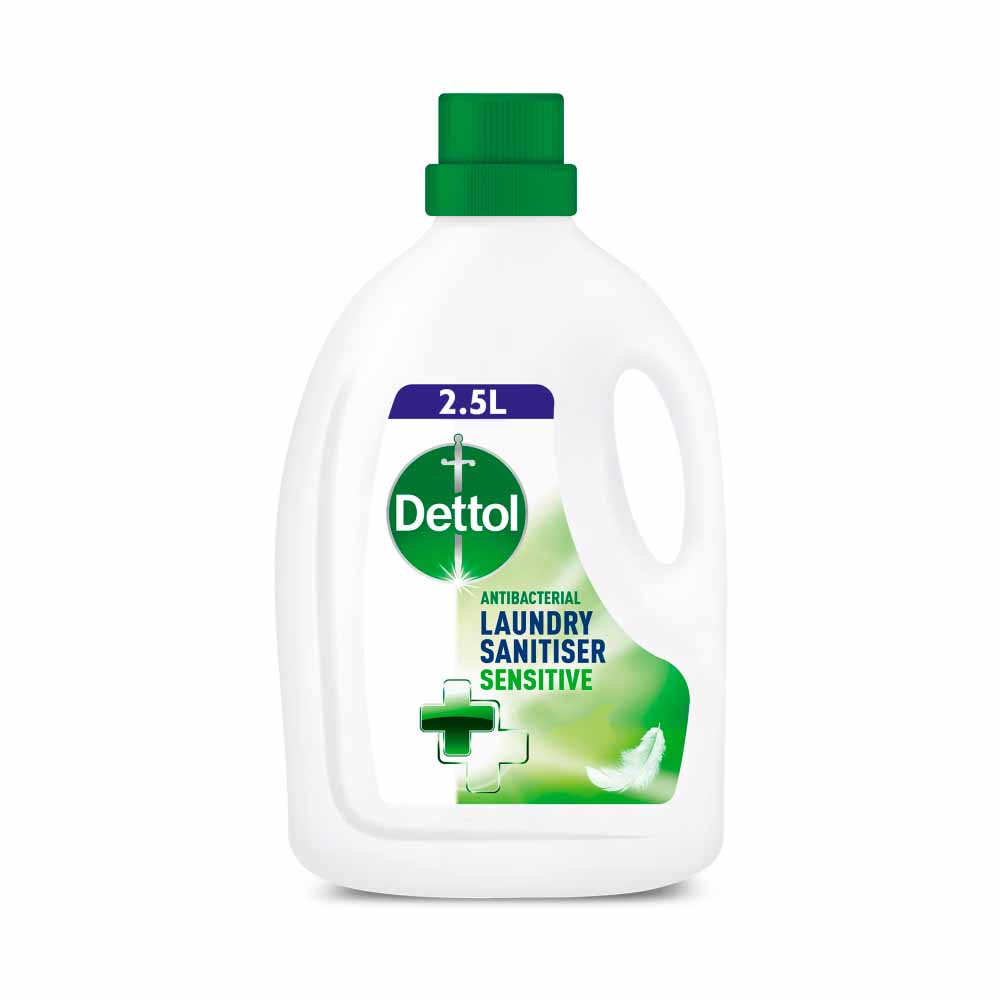 Dettol Sensitive Antibacterial Laundry Sanitiser 2.5L Image 1