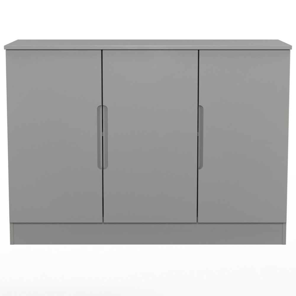 Crowndale Milan 3 Door Dusk Grey Sideboard Ready Assembled Image 2