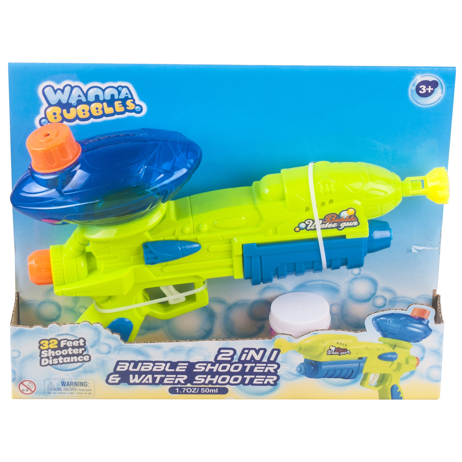 2-in-1 Bubble and Water Shooter Image 2