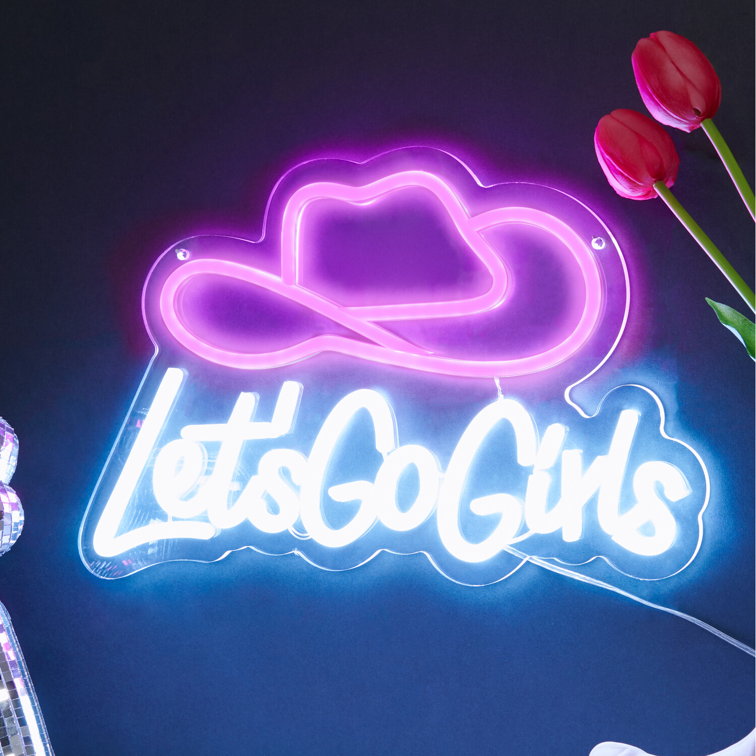 Lets Go Girls LED Neon Sign Image 2