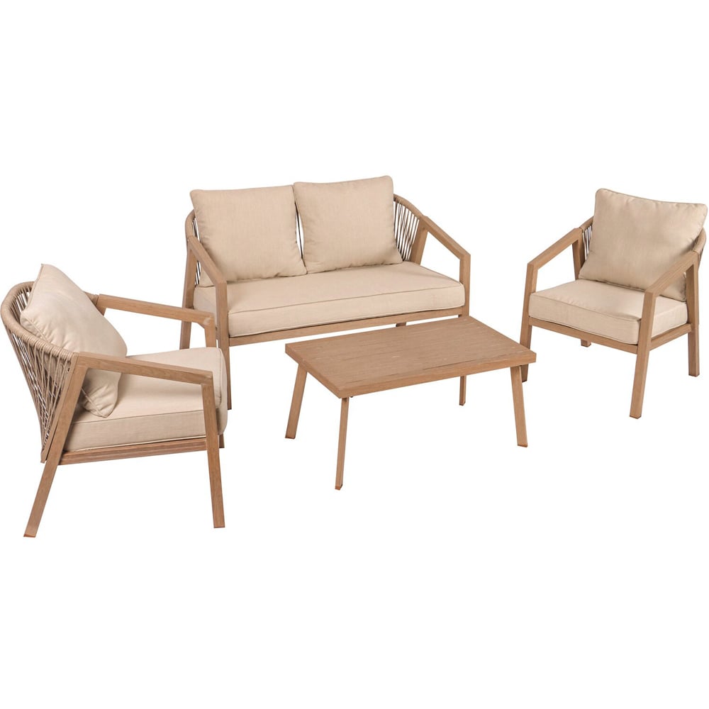 Eleanor 4 Seater Cushioned Sofa Set Image 4