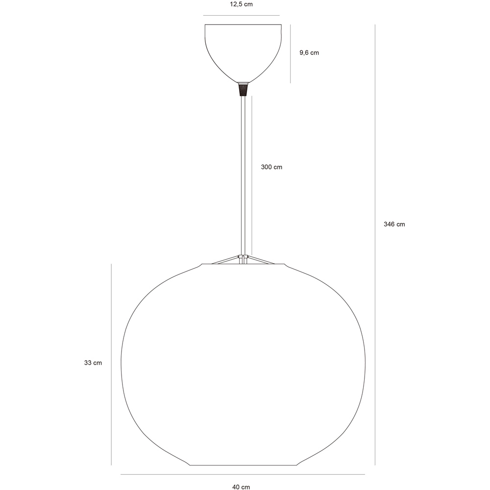 Nordlux Navone 40 E27 Opal White and Brass Pendant Light Image 6