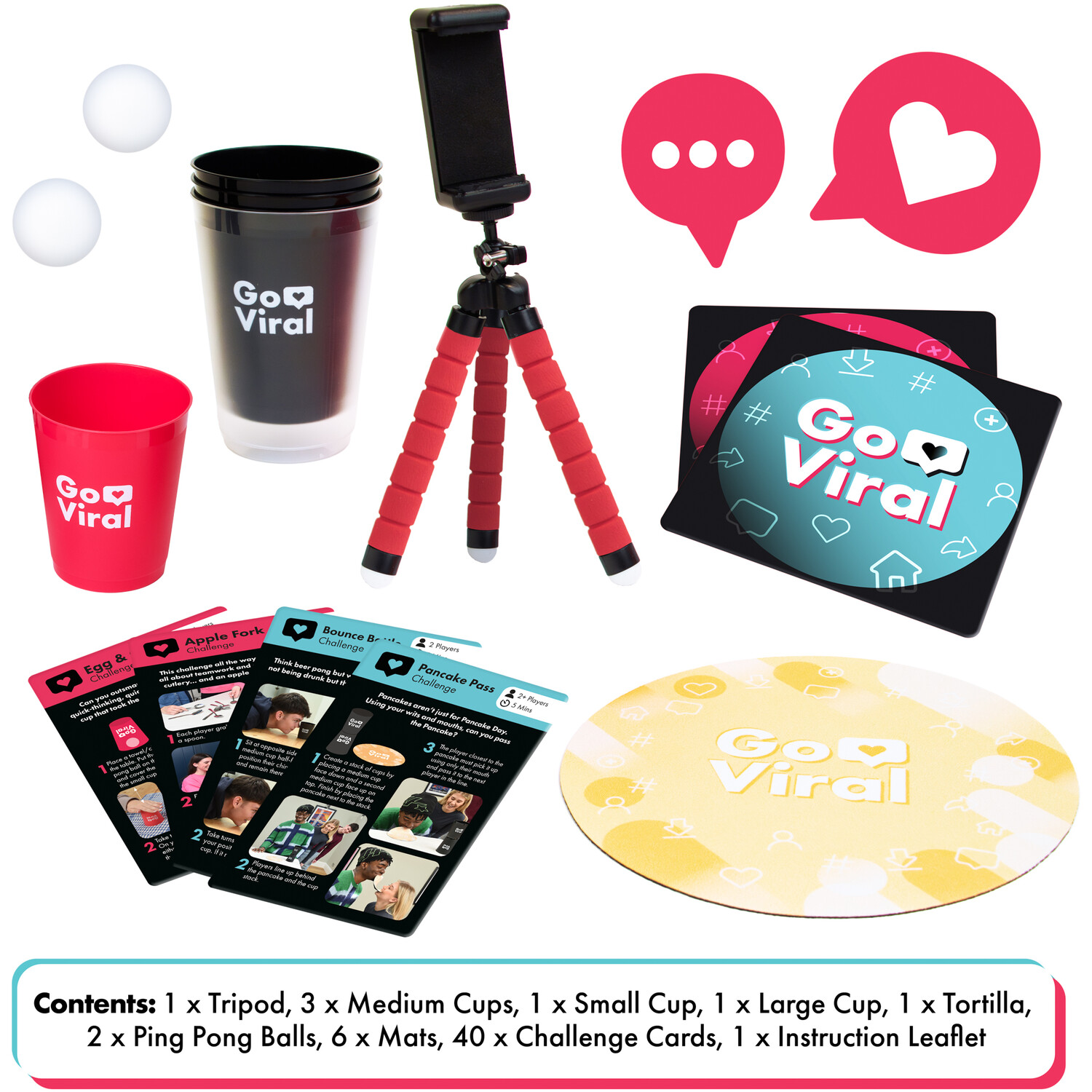 Go Viral Party Game Black Image 7