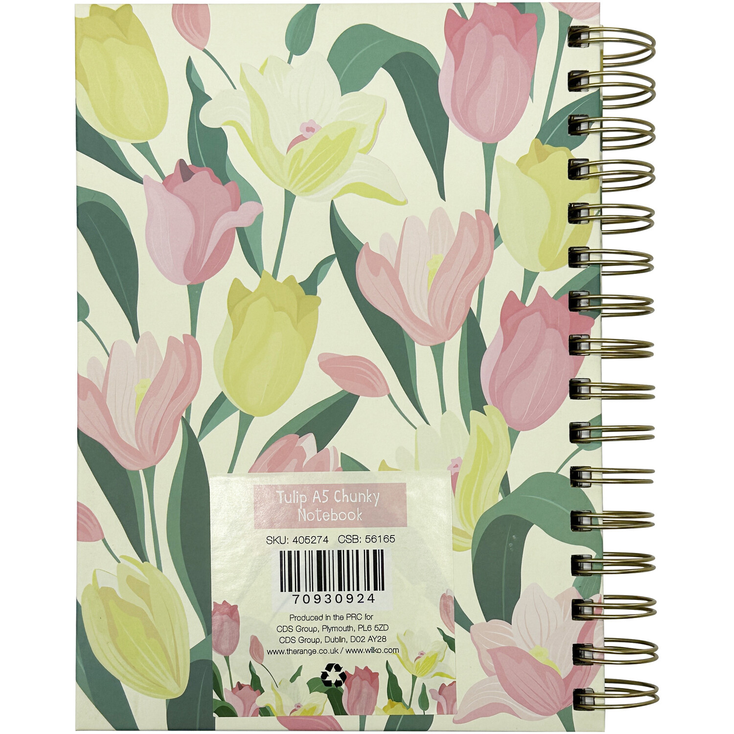 Tulip A5 Chunky Notebook - Multicolour Image 2