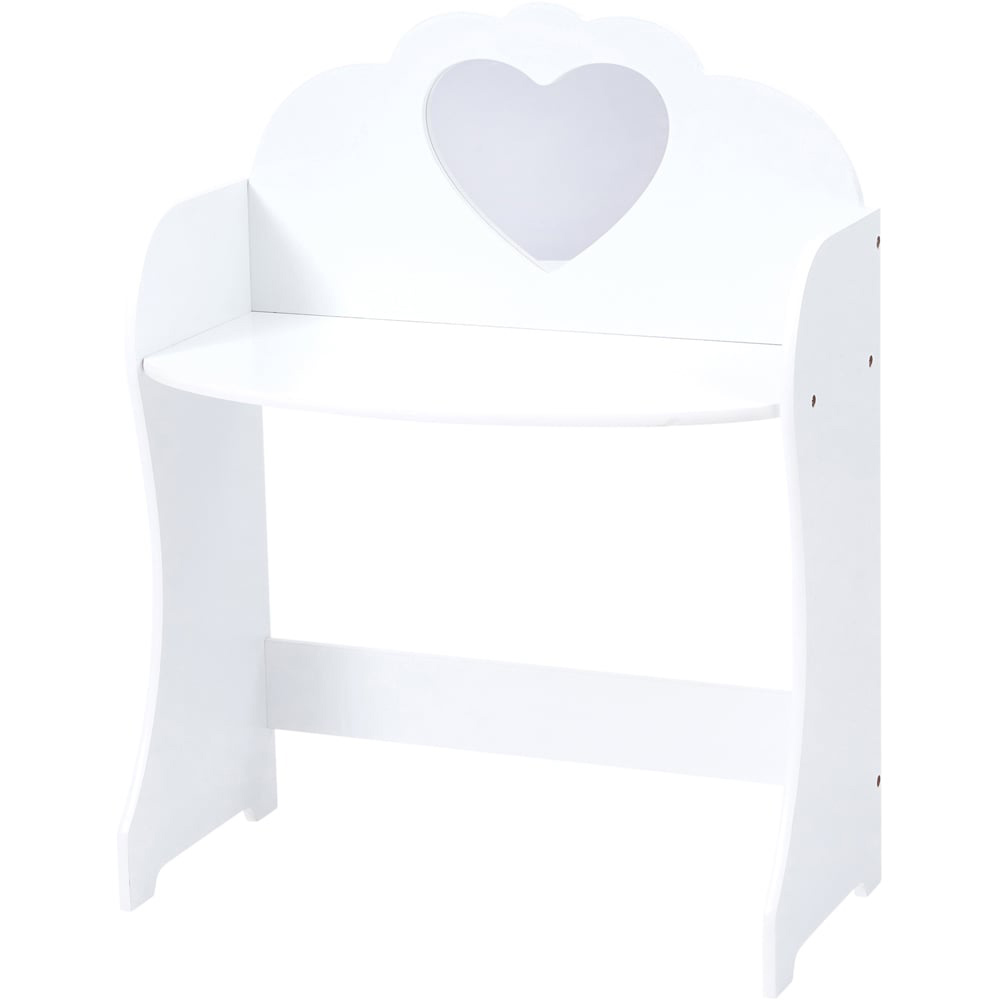 Liberty House Toys Kids White Dressing Table with Stool Image 3