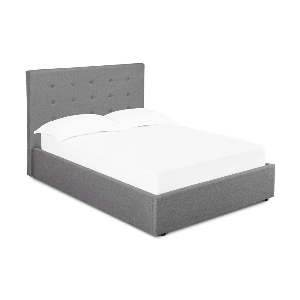 Luca Grey King Size Otttoman Bed Image 3
