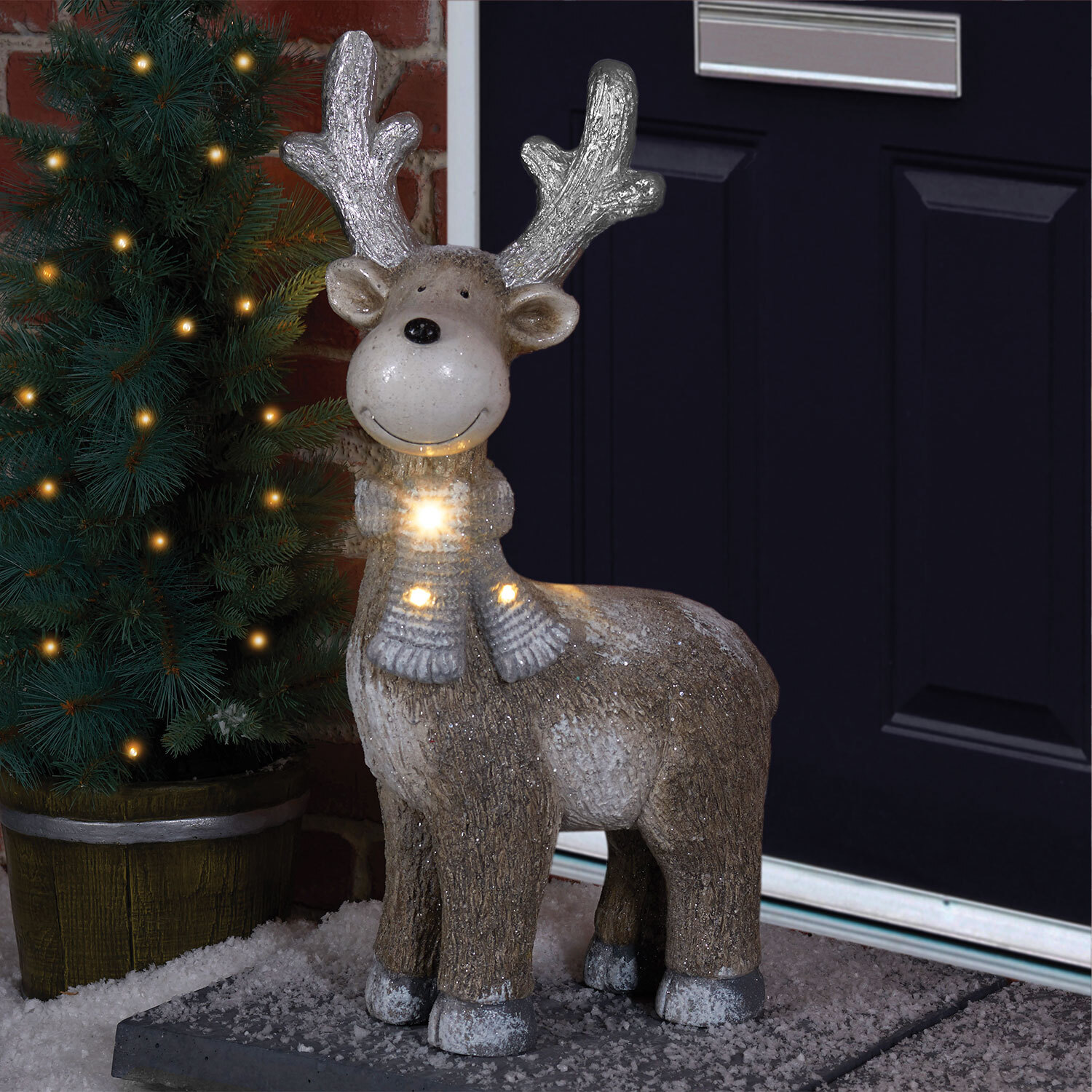 Alpine Lodge LED Indoor and Outdoor Reindeer Christmas Decoration Image