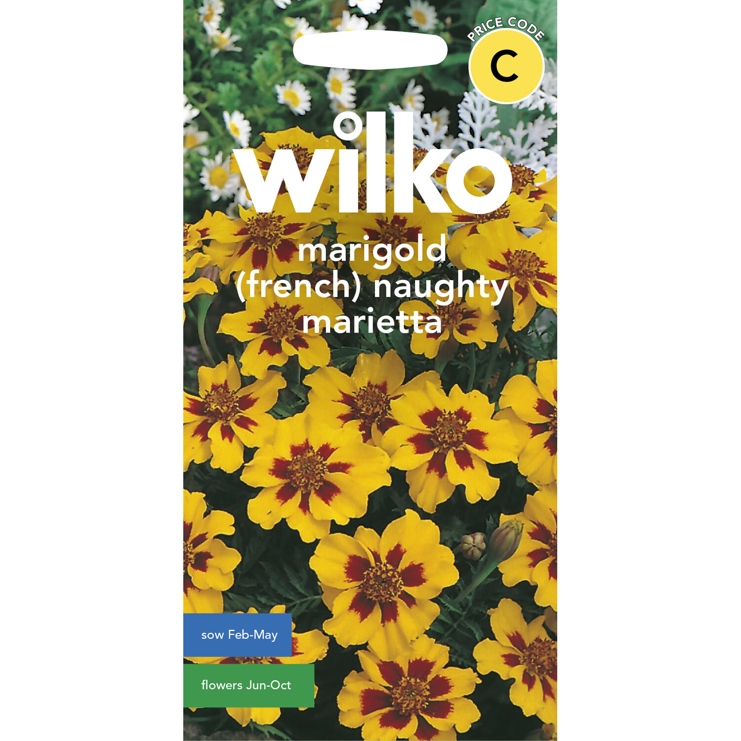 Wilko Marigold French Naughty Marietta Seeds Image 1