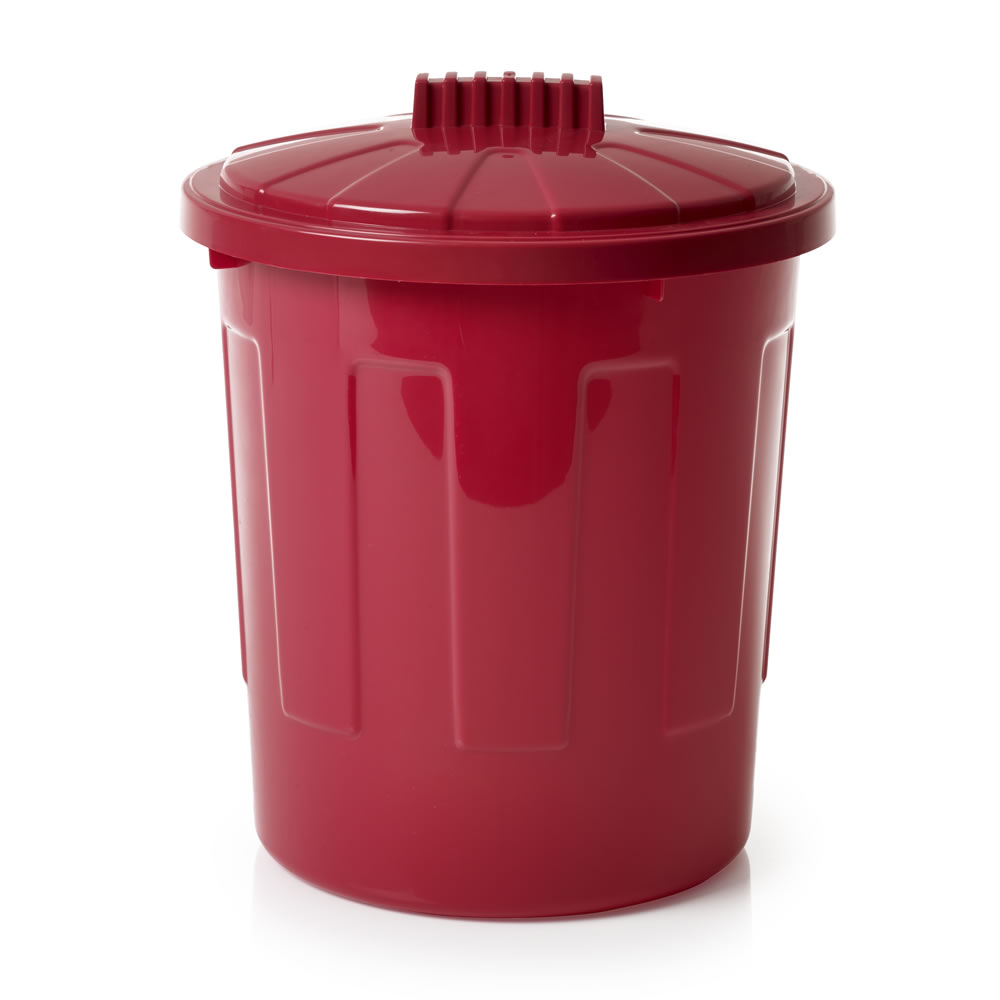 Wilko Bin Red Wilko