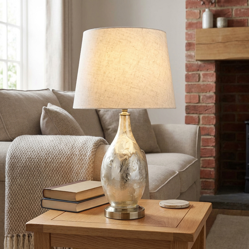 Cara Table Lamp Chrome Image 8