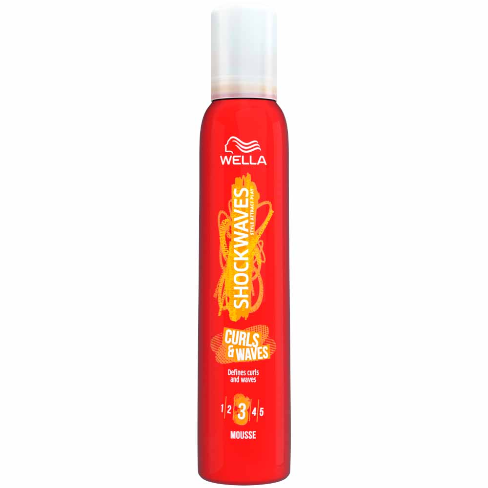 Wella Shockwaves Curls and Waves Mousse 200ml Image