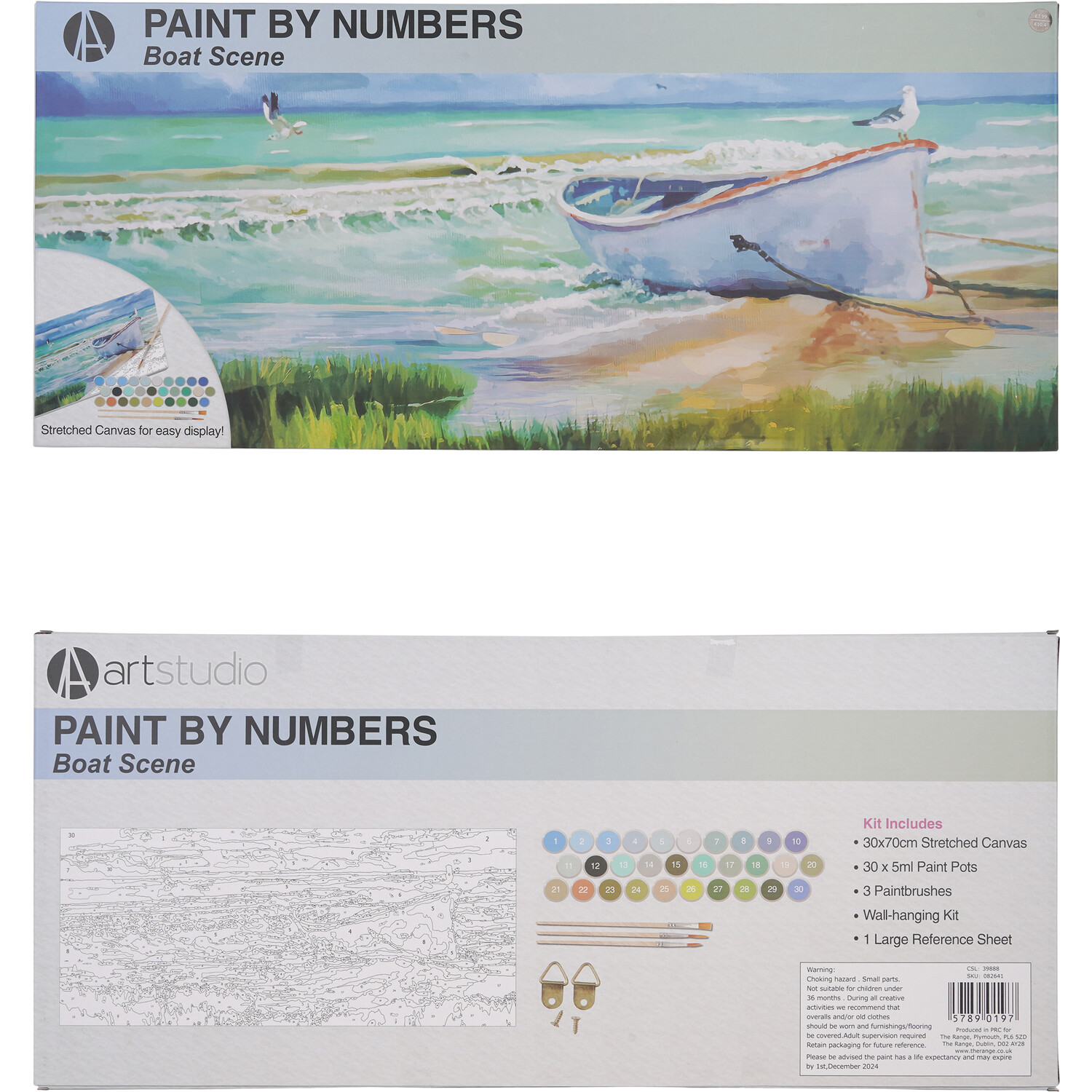 Paint by Numbers Boat Scene Image 5
