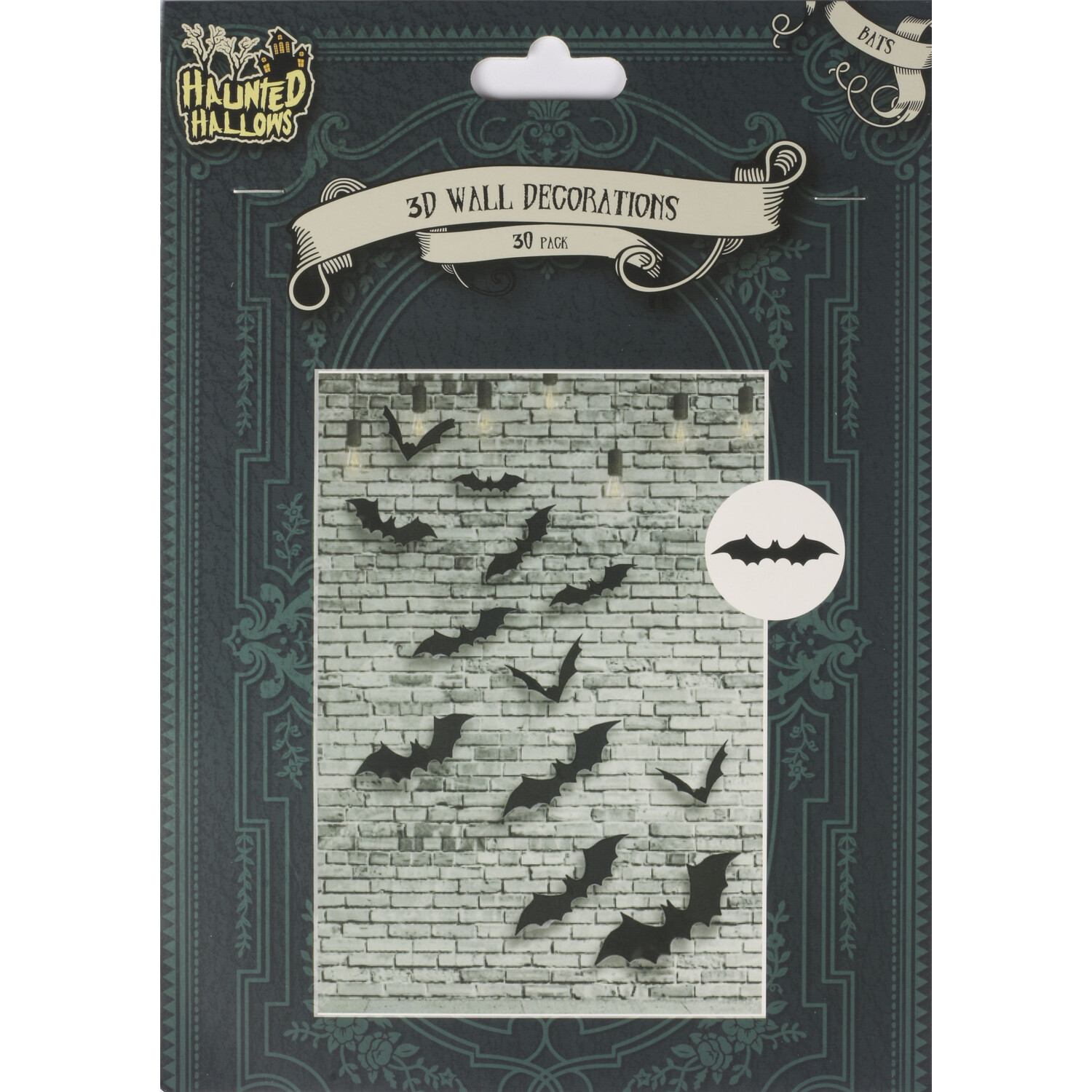 Pack of 30 3D Halloween Wall Decorations Image 4