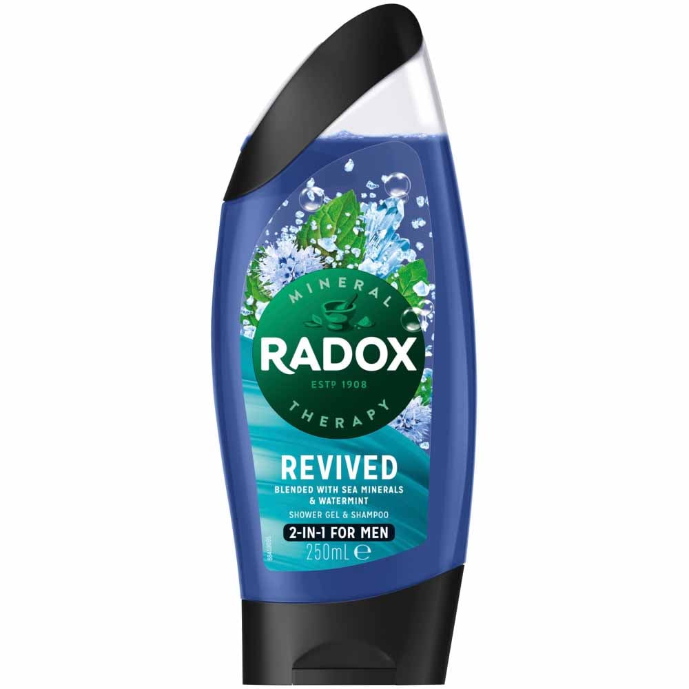 Radox for Men Revived Shower Gel 2in1 250ml Image 1