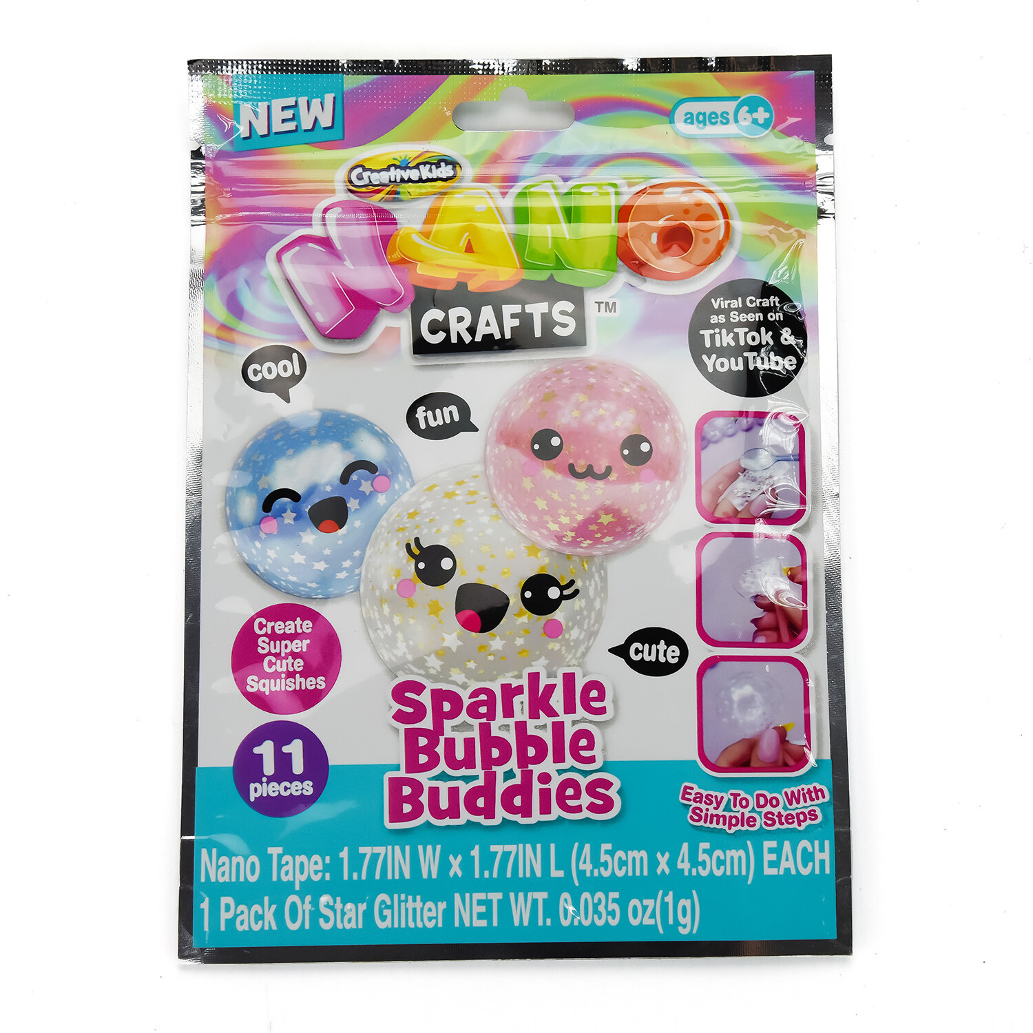 Nano Crafts Sparkle Bubble Buddies Image 1