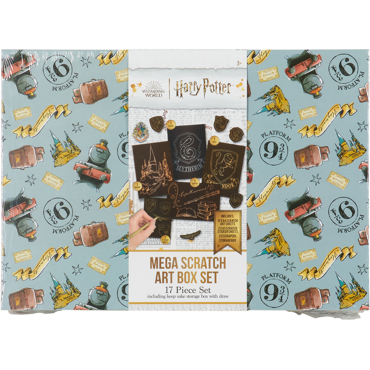 Harry Potter Mega Scratch Art Box Set Image 1