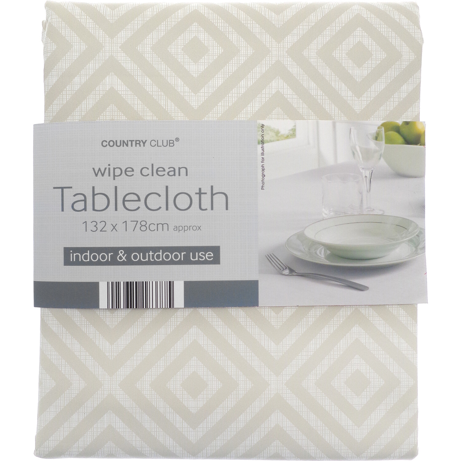 PVC Table Cover Geo Natural Image 1