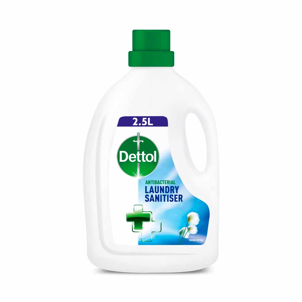 Dettol Fresh Cotton Antibacterial Laundry Sanitiser 2.5L Image 1