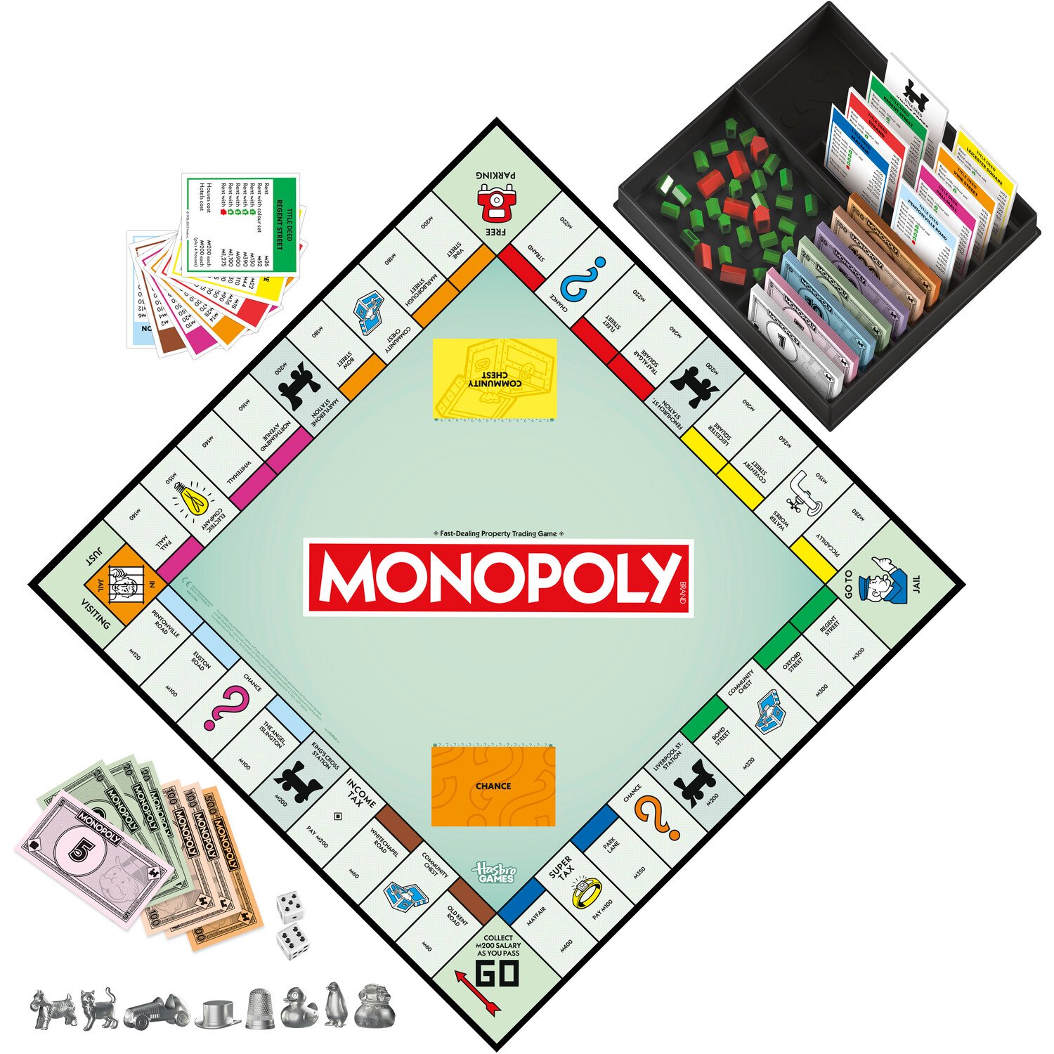 Monopoly Classic Board Game White Image 4
