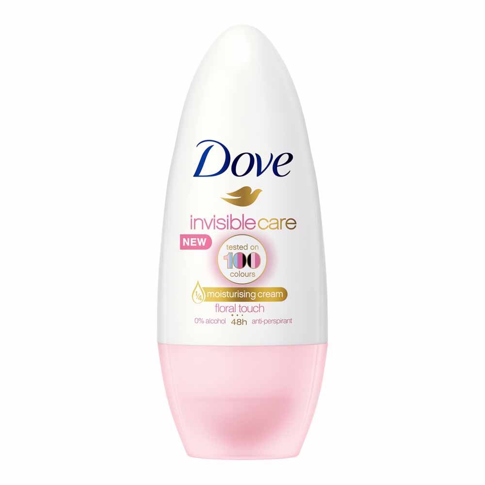 Dove Invisible Care Floral Touch Roll On Deodorant  50ml Image 1