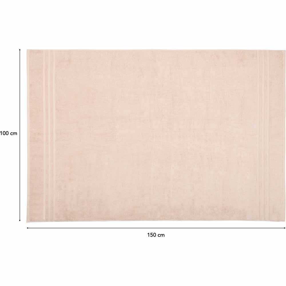 Wilko Best Pink Bath Sheet Image 3