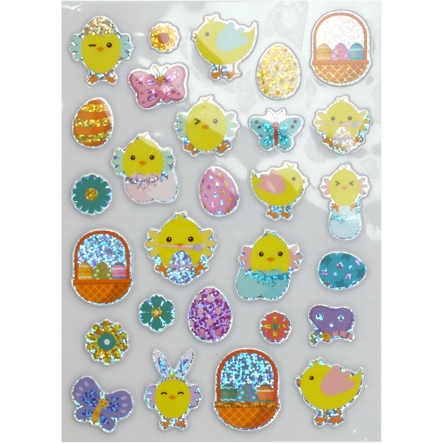 Metallic Puffy Stickers - Multicolour Image 4