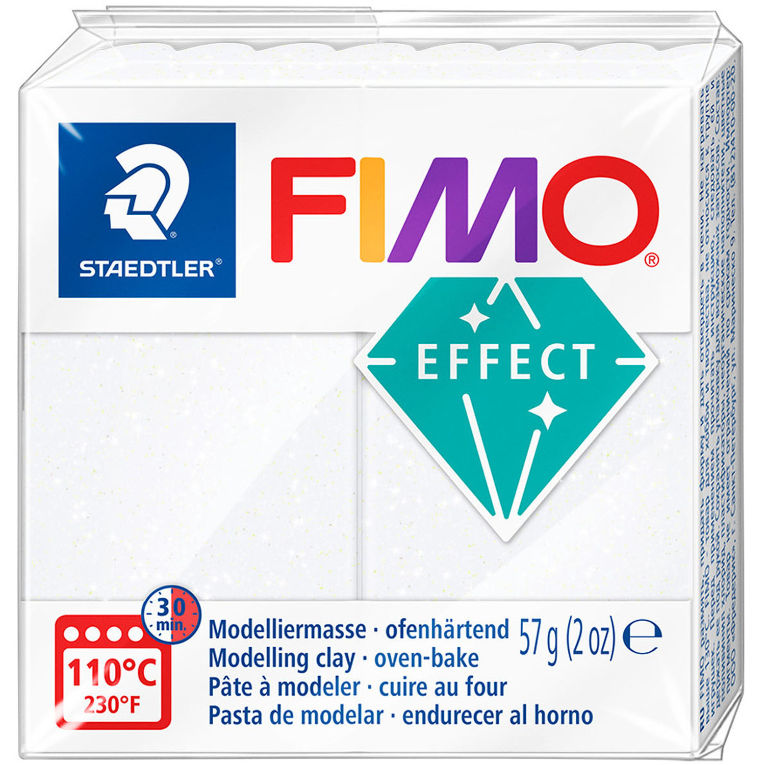 Staedtler FIMO Effect Modelling Clay Block - Metallic Red Image 1