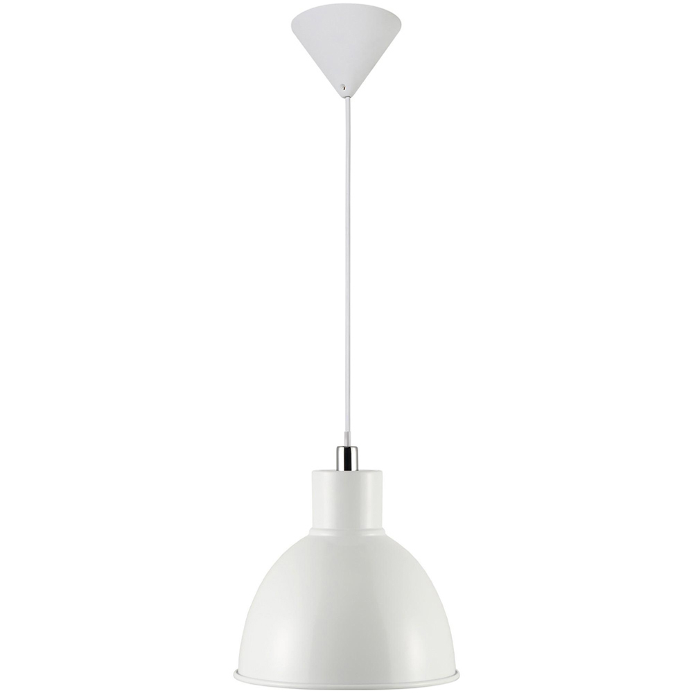Nordlux Pop E27 White Pendant Light Image 1