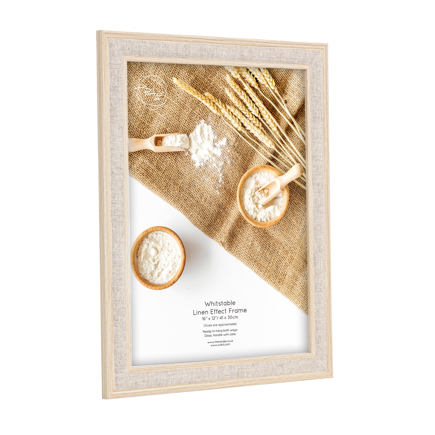 Whitstable Linen Effect Frame - Brown / 12 x 16 inch Image 5