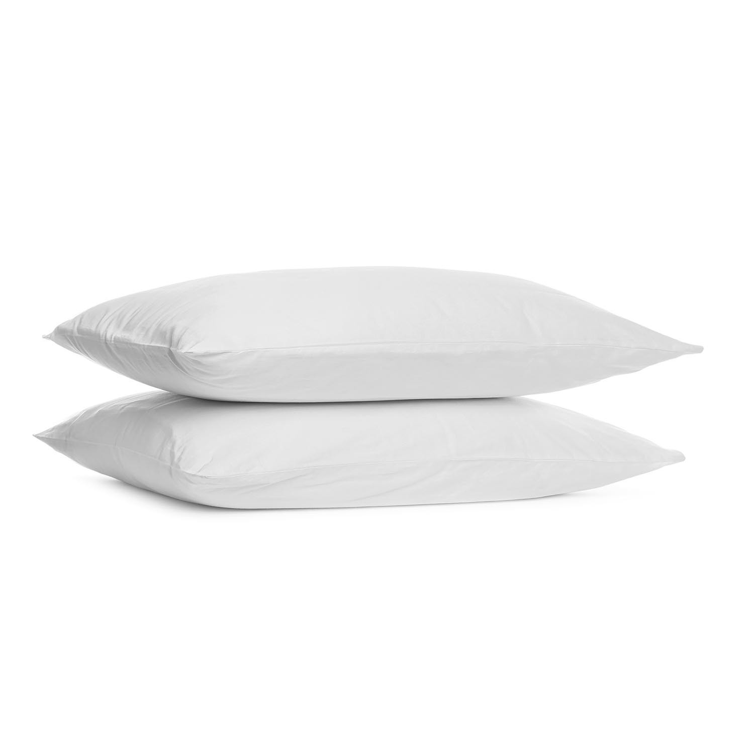 Cotton Housewife Pillowcases 180 Thread Count - White Image