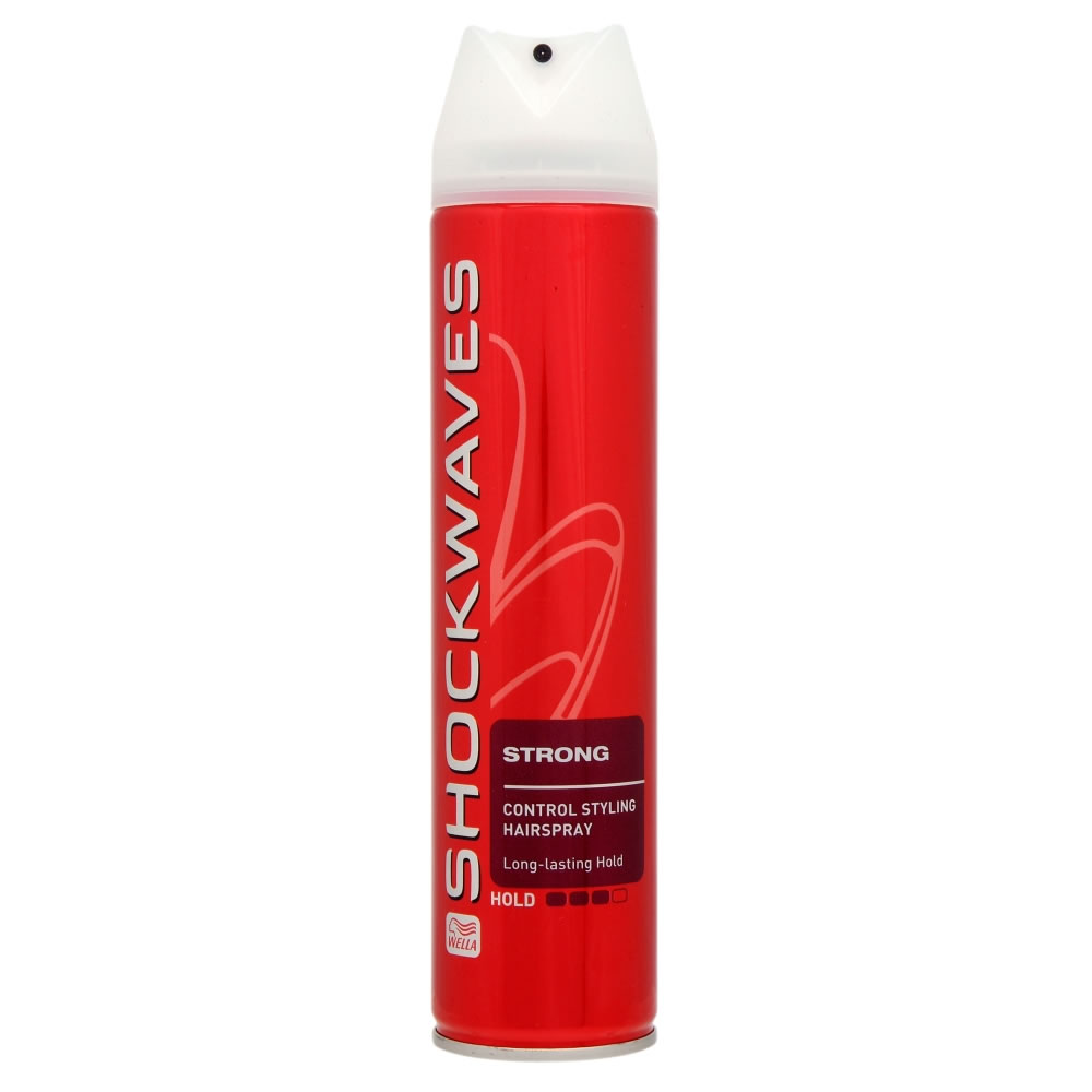 Wella Shockwaves Strong Control Styling Hairspray 250ml Image