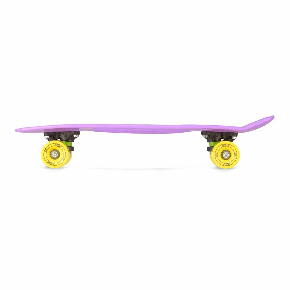 Xootz 22 inch Purple Kids Retro Plastic Cruiser Skateboard Image 3