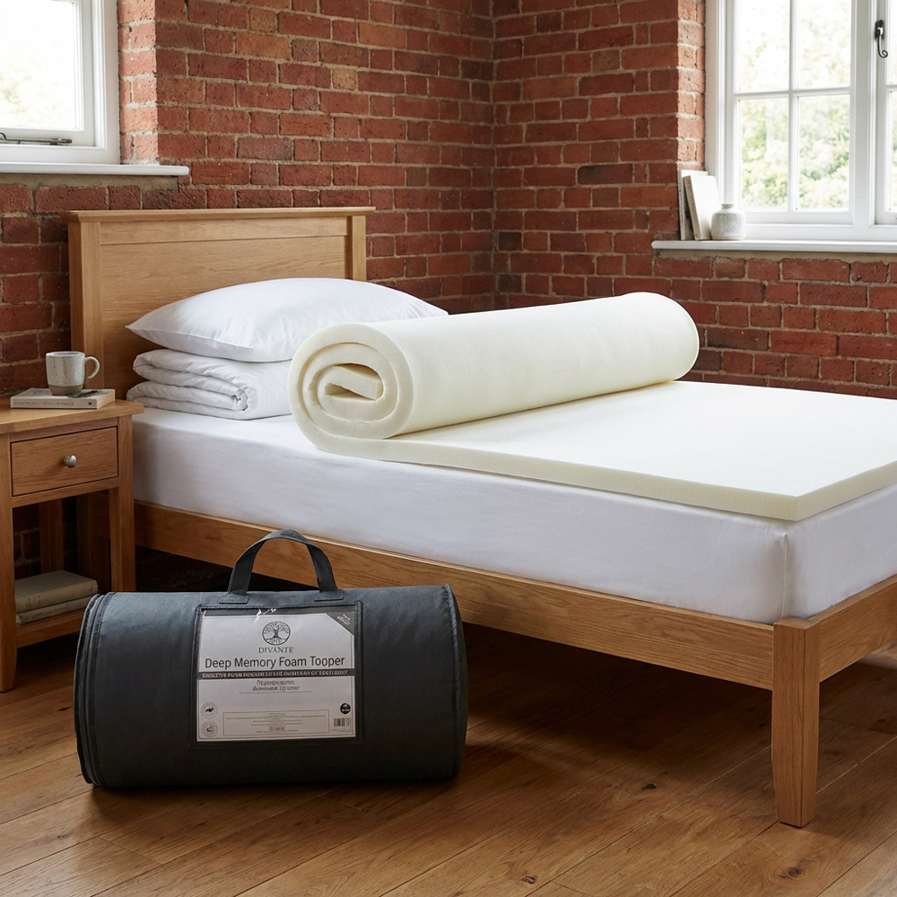 Divante Single Deep Memory Foam Mattress Topper Image 5