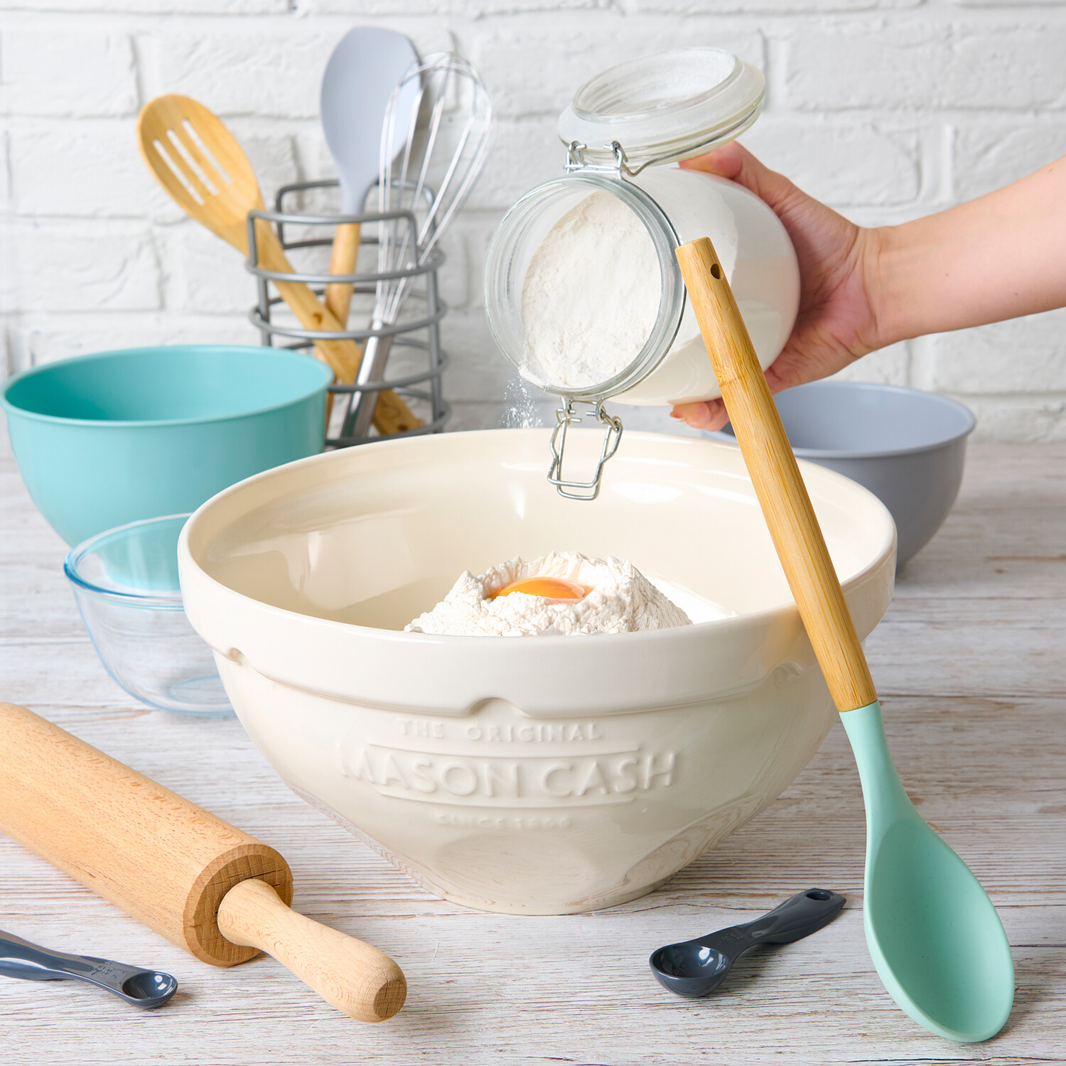 Innovative Kitchen Mixing Bowl Beige Image 2