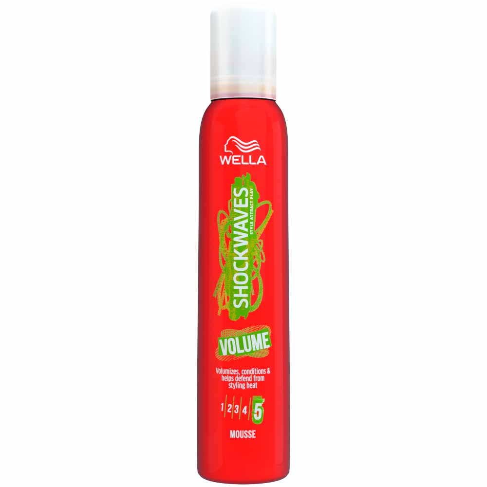 Wella Shockwaves Volume Mousse 200ml Image